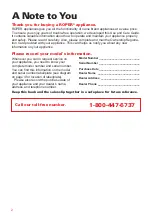 Preview for 2 page of Roper RAX6144EN0 Use And Care Manual