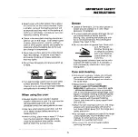 Preview for 5 page of Roper REP34800 Use & Care Manual