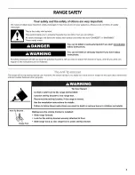 Preview for 3 page of Roper RME30003 Use & Care Manual