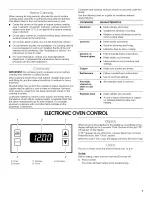 Предварительный просмотр 7 страницы Roper RME30003 Use & Care Manual