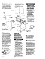 Предварительный просмотр 2 страницы Roper Roper FEP210VL0 Installation Instructions