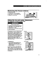 Preview for 13 page of Roper Roper RS20AKXDN00 Use & Care Manual