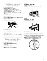 Preview for 15 page of Roper Roper RT14BKXJW00 Use & Care Manual