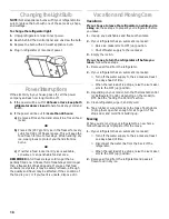 Preview for 18 page of Roper Roper RT14BKXJW00 Use & Care Manual