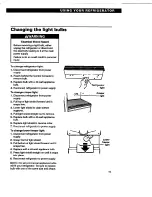 Предварительный просмотр 15 страницы Roper RS22AW Use And Care Manual