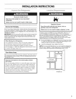 Preview for 3 page of Roper RT14DKXSQ00 Use & Care Manual