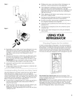 Preview for 9 page of Roper RT14ZKXKQ04 Use & Care Manual