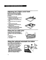 Предварительный просмотр 12 страницы Roper RT16DK Use And Care Manual