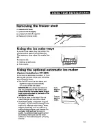 Предварительный просмотр 13 страницы Roper RT18AK Use And Care Manual