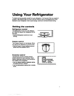 Предварительный просмотр 7 страницы Roper RT18DK Use And Care Manual