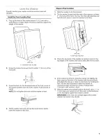 Preview for 7 page of Roper RTW4000SW3 Installation Instructions Manual