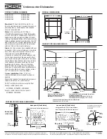 Preview for 1 page of Roper RUD1000KB Dimension Manual