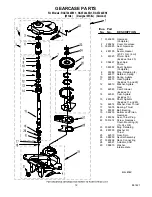 Preview for 12 page of Roper TOP AND CABINET PARTS RAX7244EN1 Parts List