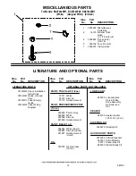 Preview for 14 page of Roper TOP AND CABINET PARTS RAX7244EN1 Parts List