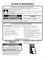 Preview for 19 page of Roper TOP-MOUNT REFRIGERATOR Use & Care Manual