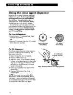 Preview for 12 page of Roper UNDERCOUNTER DISHWASHERS User And Care Manual