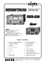 Ropex Resistron RES-220 Wiring Diagram предпросмотр