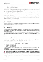 Preview for 3 page of Ropex RESISTRON RES-401 Operating Instructions Manual