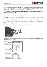 Предварительный просмотр 23 страницы Ropex RESISTRON RES-402 Operating Instructions Manual