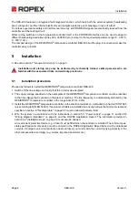 Preview for 8 page of Ropex RESISTRON RES-406 Operating Instructions Manual