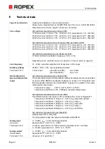 Preview for 42 page of Ropex Resistron RES-407 Operating Instructions Manual