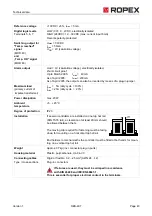 Preview for 43 page of Ropex Resistron RES-407 Operating Instructions Manual