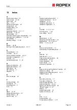 Preview for 49 page of Ropex Resistron RES-407 Operating Instructions Manual