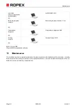 Preview for 60 page of Ropex RESISTRON RES-408 Operating Instructions Manual