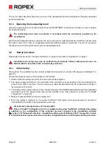 Preview for 28 page of Ropex RESISTRON RES-409 Operating Instructions Manual