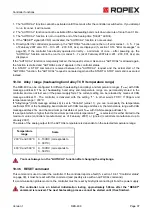 Preview for 37 page of Ropex RESISTRON RES-409 Operating Instructions Manual