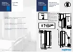 Preview for 2 page of ROPIMEX Folding wall fixed to the wall Installation Instructions