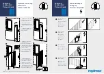 Preview for 3 page of ROPIMEX Folding wall fixed to the wall Installation Instructions