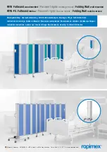 Preview for 1 page of ROPIMEX RFW-FG Faltwand Installation Instructions Manual