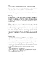 Preview for 8 page of Ropot RP-IRC58 User Manual