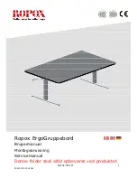 Preview for 1 page of Ropox ErgoGrouptable User Manual