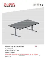 Preview for 16 page of Ropox ErgoGrouptable User Manual