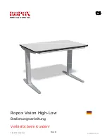 Preview for 31 page of Ropox Vision High-Low User Manual