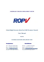 ROPV R8040B1000S User Manual preview