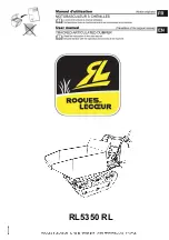 Preview for 1 page of ROQUES LECOEUR RL5350 RL User Manual