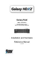 Rorke Data A16F-R2431 Galaxy Raid Installation And Hardware Reference Manual preview