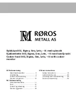 Roros Metall 602-16 User Instructions предпросмотр