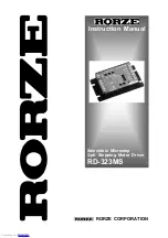 Rorze RD-323MS Instruction Manual preview