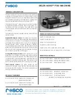 Rosco Delta 6000 Product Specifications preview