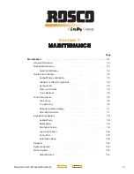 Preview for 117 page of Rosco Maximizer 2B Operation, Service & Parts Manual