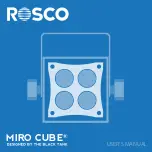 Preview for 1 page of Rosco MIRO Cube 4C User Manual