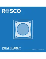 Rosco Pica Cube User Manual предпросмотр