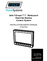 Предварительный просмотр 1 страницы Rosco STSK7360 Installation & User Manual