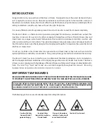 Preview for 3 page of Rosco V-Hazer Operating Instructions Manual