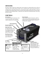 Preview for 6 page of Rosco V-Hazer Operating Instructions Manual