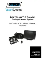 Rosco Vision System Safe-T-Scope STSK5065 Installation & User Manual preview